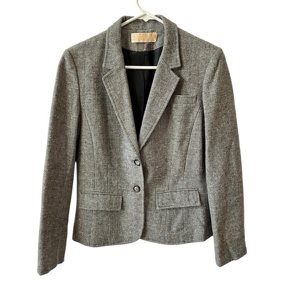 PENDLETON BLAZER VIRGIN WOOL VINTAGE 2 BUTTON TWEED CORPCORE LIGHT ACADEMIA 10 - Picture 2 of 9